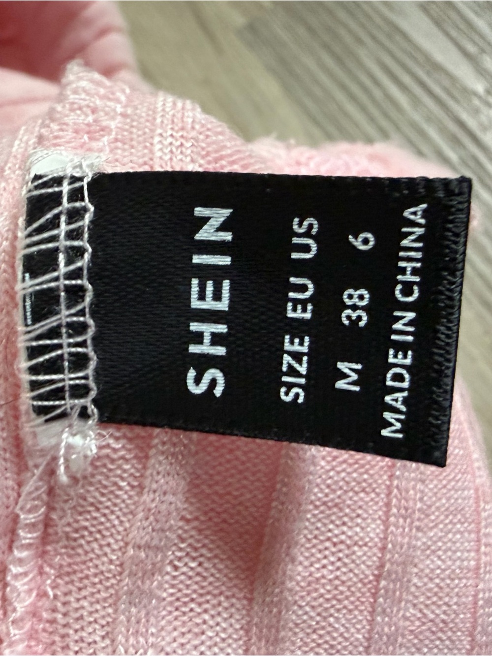 Soft Ribbed Pink Shorts - Picture 3 of 3